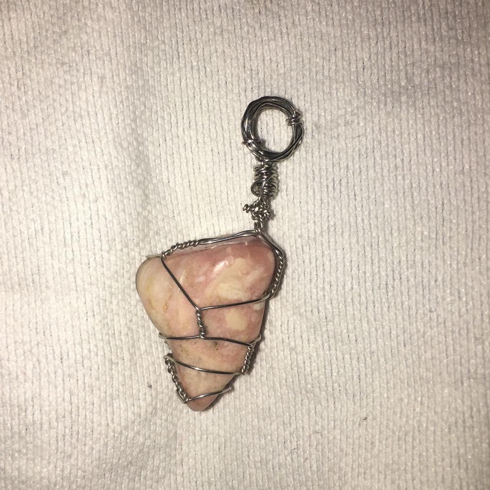 Wrapped Rhodonite Stone